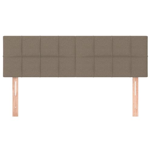 Têtes De Lit 2 PCs Taupe 72x5x78/88 Cm Tissu