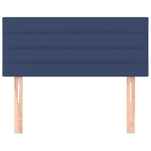 Tête De Lit Bleu 80x5x78/88 Cm Tissu