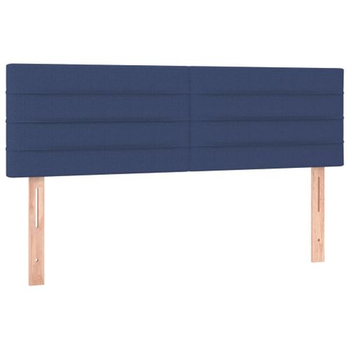 Têtes De Lit 2 PCs Bleu 72x5x78/88 Cm Tissu