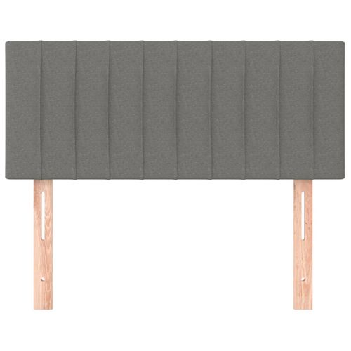 Tête De Lit Gris Foncé 90x5x78/88 Cm Tissu