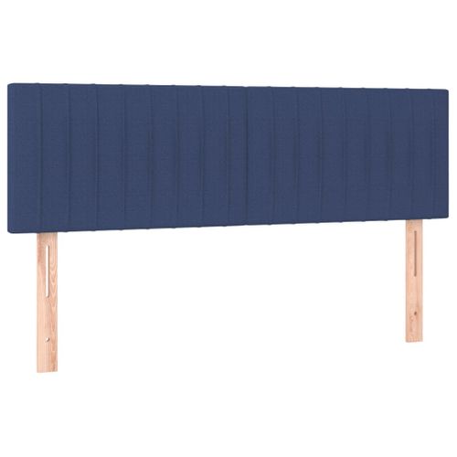 Têtes De Lit 2 PCs Bleu 72x5x78/88 Cm Tissu