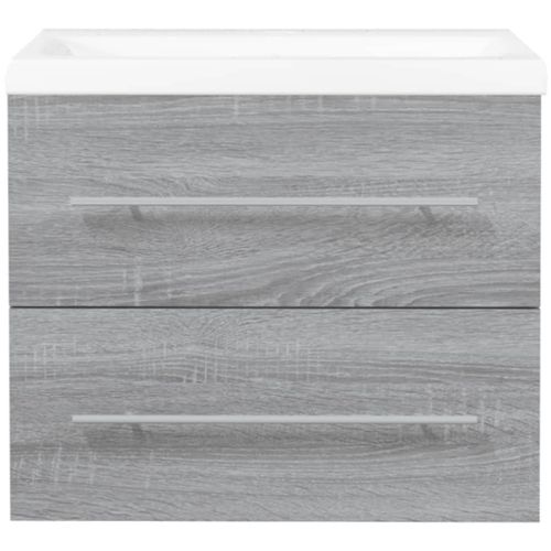 Meuble Vasque Sonoma Gris Bois D'ingénierie