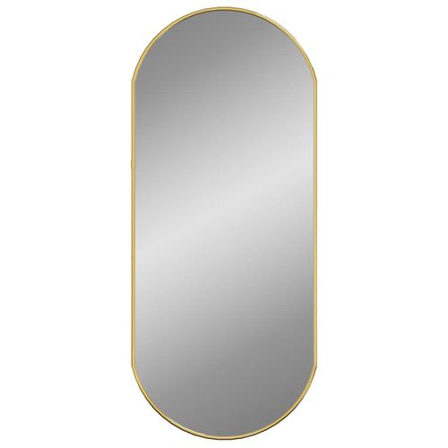 Miroir Mural Doré 70x30 Cm Ovale
