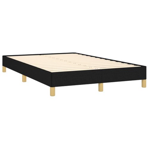 Cadre De Lit Sans Matelas Noir 120x200 Cm Tissu