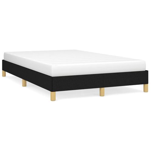 Cadre De Lit Sans Matelas Noir 120x200 Cm Tissu