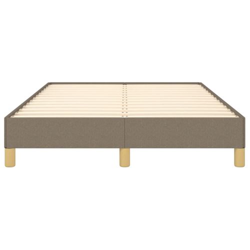 Cadre De Lit Sans Matelas Taupe 120x200 Cm Tissu