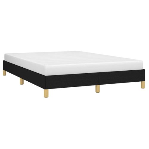 Cadre De Lit Sans Matelas Noir 160x200 Cm Tissu