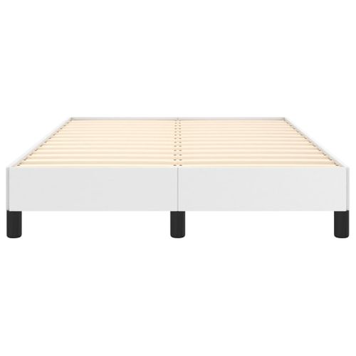 Cadre De Lit Sans Matelas Blanc 120x200 Cm Simili