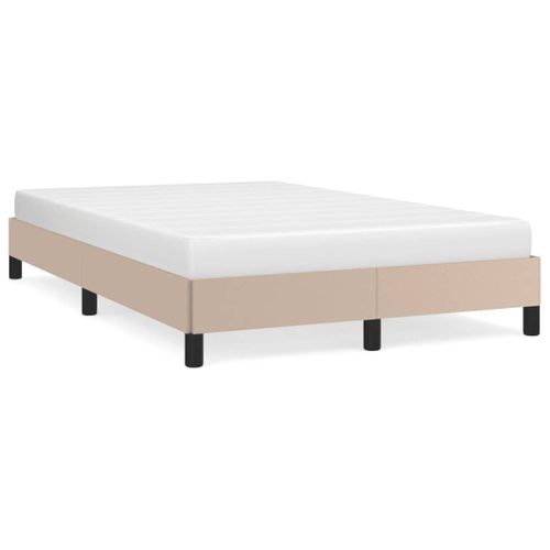Cadre De Lit Sans Matelas Cappuccino 120x200 Cm Simili