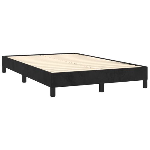 Cadre De Lit Sans Matelas Noir 120x200 Cm Velours