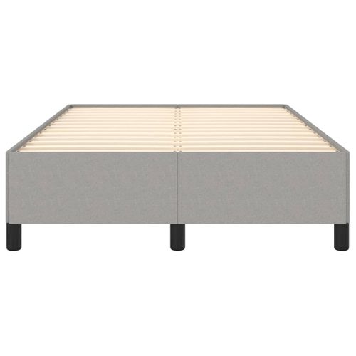 Cadre De Lit Sans Matelas Gris Clair 120x200 Cm Tissu