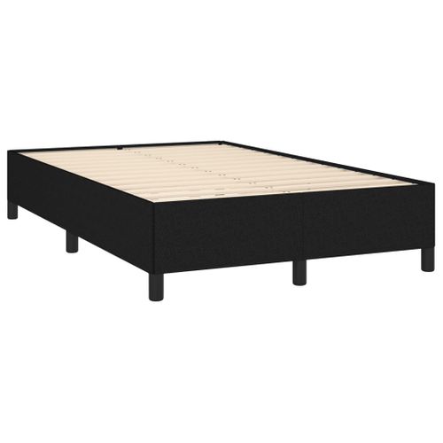 Cadre De Lit Sans Matelas Noir 120x200 Cm Tissu