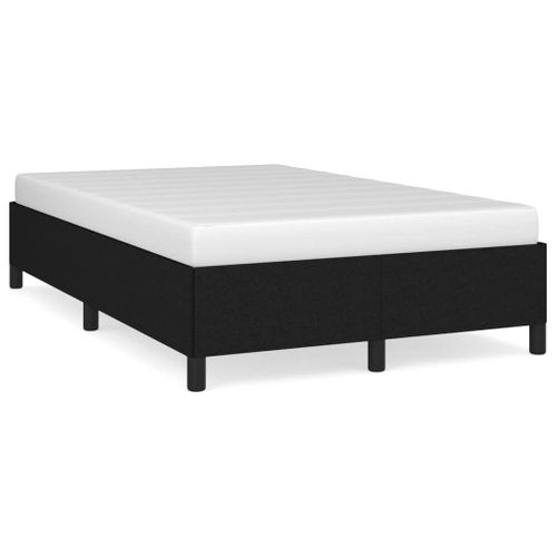 Cadre De Lit Sans Matelas Noir 120x200 Cm Tissu