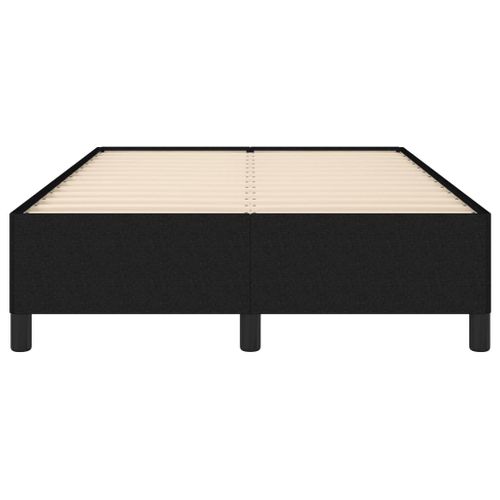 Cadre De Lit Sans Matelas Noir 120x200 Cm Tissu