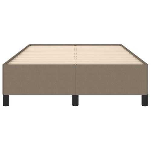 Cadre De Lit Sans Matelas Taupe 120x200 Cm Tissu