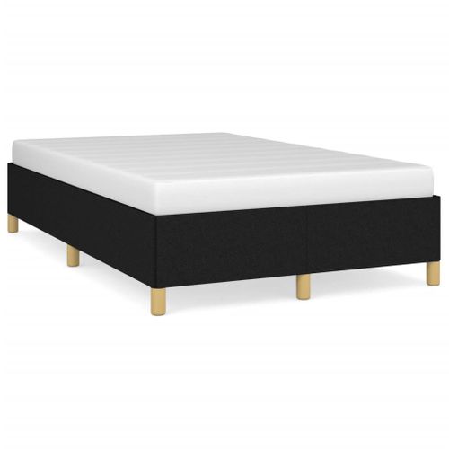 Cadre De Lit Sans Matelas Noir 120x200 Cm Tissu