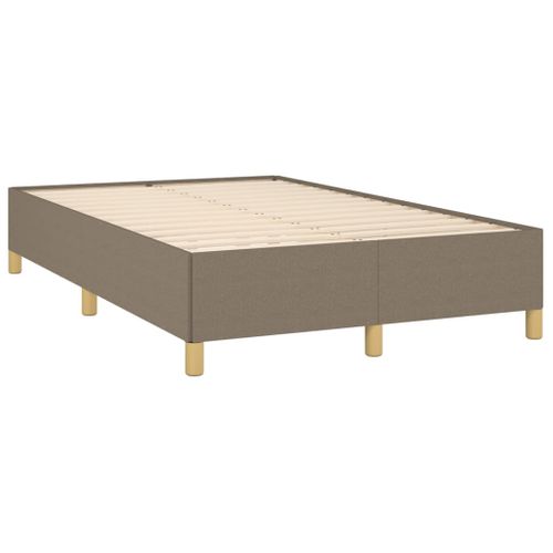 Cadre De Lit Sans Matelas Taupe 120x200 Cm Tissu
