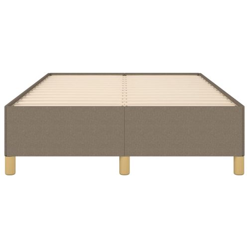 Cadre De Lit Sans Matelas Taupe 120x200 Cm Tissu