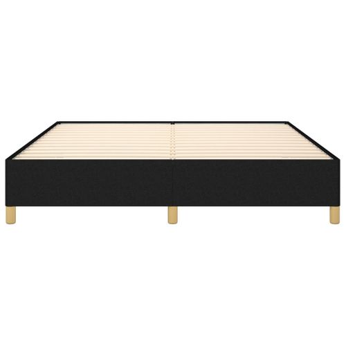 Cadre De Lit Sans Matelas Noir 180x200 Cm Tissu