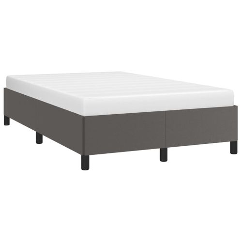 Cadre De Lit Sans Matelas Gris 120x200 Cm Simili