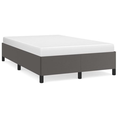 Cadre De Lit Sans Matelas Gris 120x200 Cm Simili