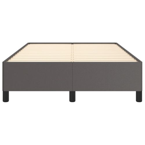 Cadre De Lit Sans Matelas Gris 120x200 Cm Simili