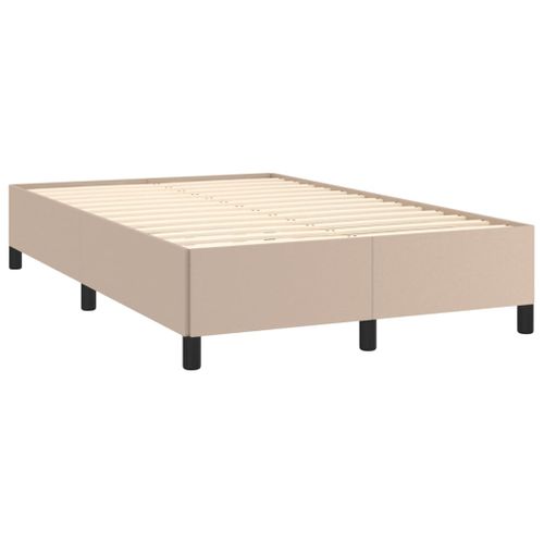 Cadre De Lit Sans Matelas Cappuccino 120x200 Cm Simili