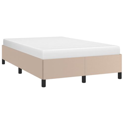 Cadre De Lit Sans Matelas Cappuccino 120x200 Cm Simili