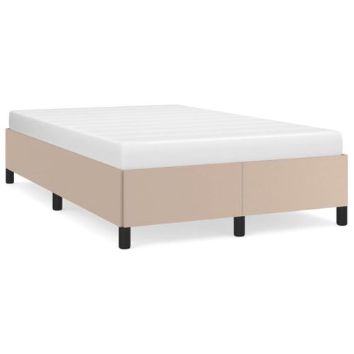 Cadre De Lit Sans Matelas Cappuccino 120x200 Cm Simili