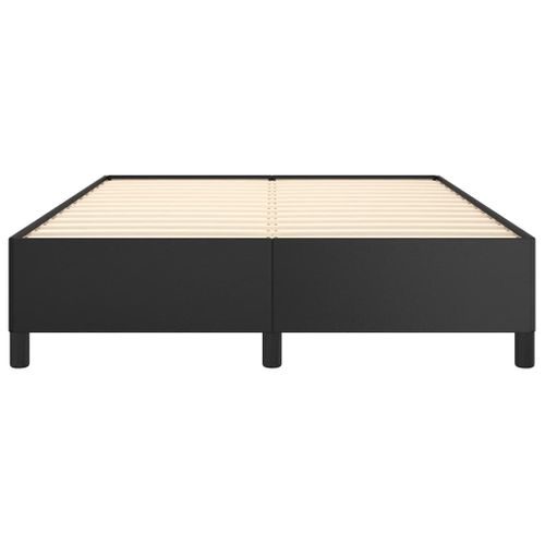 Cadre De Lit Sans Matelas Noir 140x200 Cm Simili