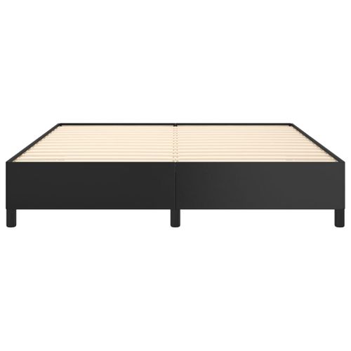 Cadre De Lit Sans Matelas Noir 160x200 Cm Simili