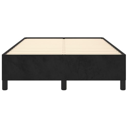 Cadre De Lit Sans Matelas Noir 120x200 Cm Velours