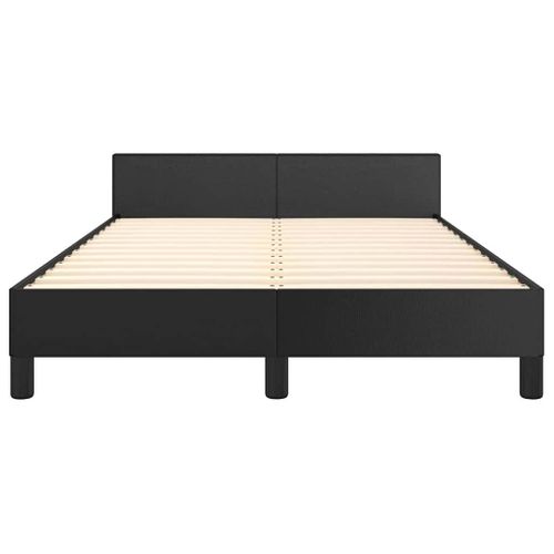 Cadre De Lit Avec Tête De Lit Sans Matelas Noir 120x200 Cm