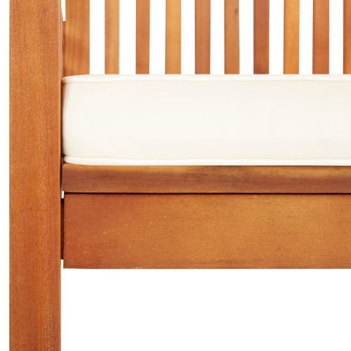 Chaises De Jardin Avec Coussins 4 Pièces Bois D'acacia Massif