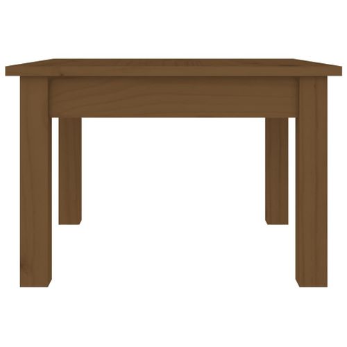 Table Basse Marron Miel 45x45x30 Cm Bois Massif De Pin