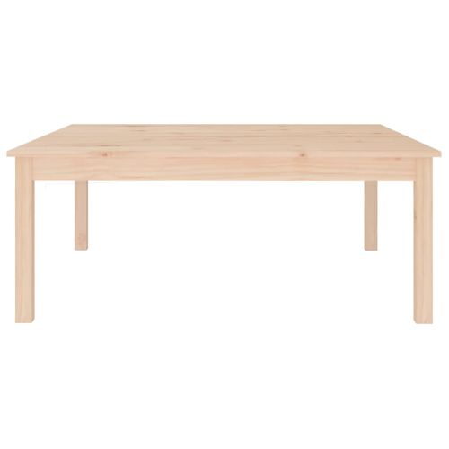 Table Basse 100x100x40 Cm Bois Massif De Pin