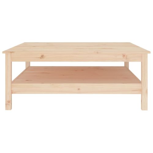 Table Basse 100x100x40 Cm Bois De Pin Massif