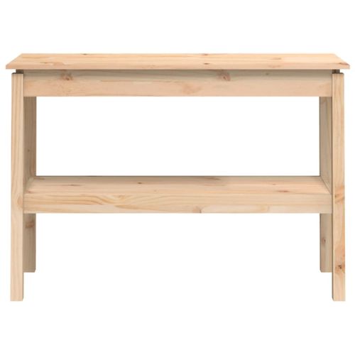 Table Console 110x40x75 Cm Bois Massif De Pin