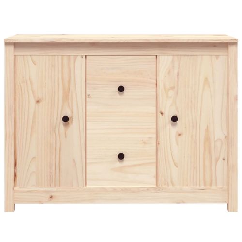Buffet 100x35x74 Cm Bois Massif De Pin