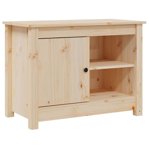 Meuble TV 70x36,5x52 Cm Bois De Pin Massif
