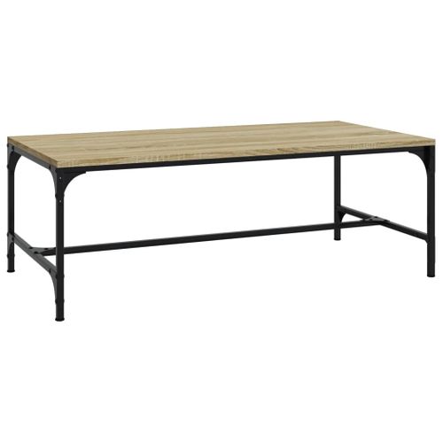 Table Basse Chêne Sonoma 100x50x35 Cm Bois Contreplaqué