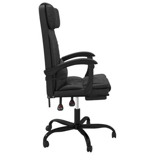 Fauteuil Inclinable De Bureau Noir Simili