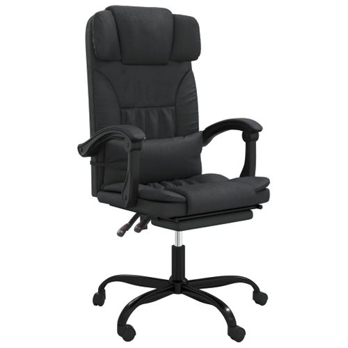 Fauteuil Inclinable De Bureau Noir Simili