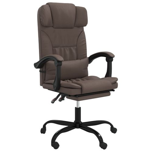 Fauteuil Inclinable De Bureau Marron Simili