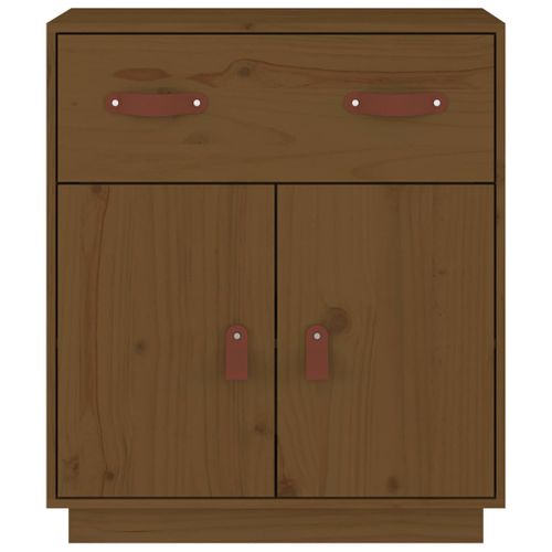 Buffet Marron Miel 65,5x40x75 Cm Bois Massif De Pin