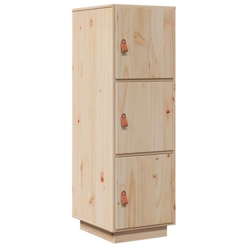 Buffet Haut 34x40x108,5 Cm Bois Massif De Pin