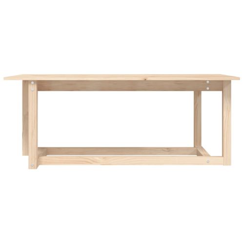 Table Basse 110x55x45 Cm Bois Massif De Pin