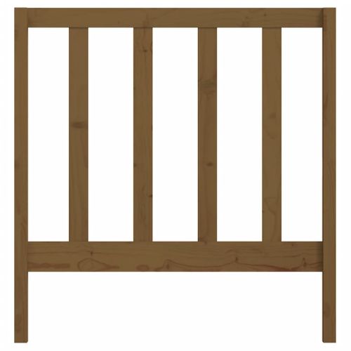 Tête De Lit Marron Miel 95x4x100 Cm Bois Massif De Pin