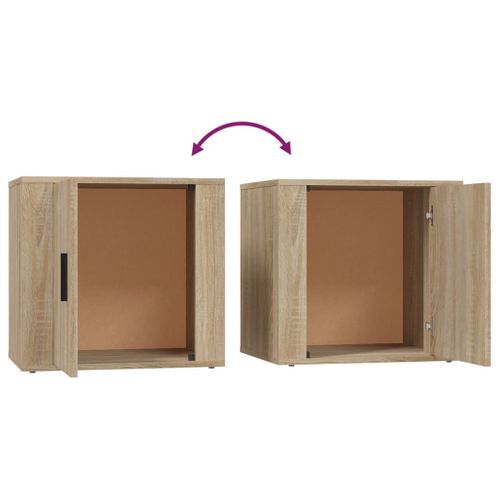 Table De Chevet Chêne Sonoma 50x39x47 Cm