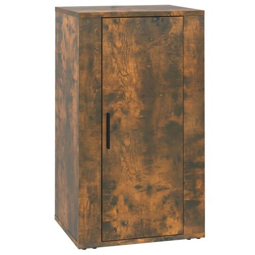 Buffet Chêne Fumé 40x33x70 Cm Bois Contreplaqué